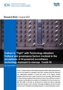August 2021 IEAI – Research Brief: Culture is “Tight” with Technology Adoption: Cultural and governance Factors 