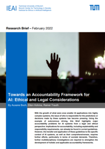 February 2022 IEAI – Research Brief: Towards an Accountability Framework for AI: Ethical and Legal Considerations